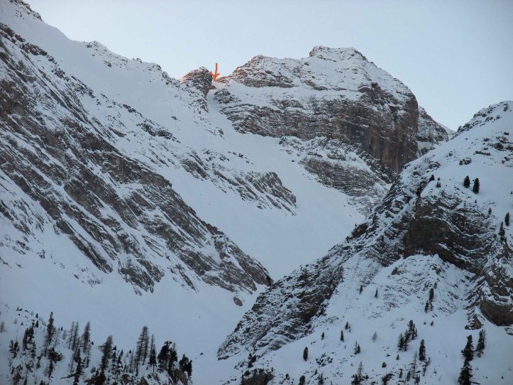 Close-Up Ducan Couloir