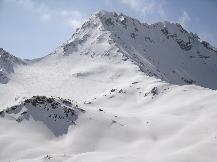 Flüela Weisshorn from the backside