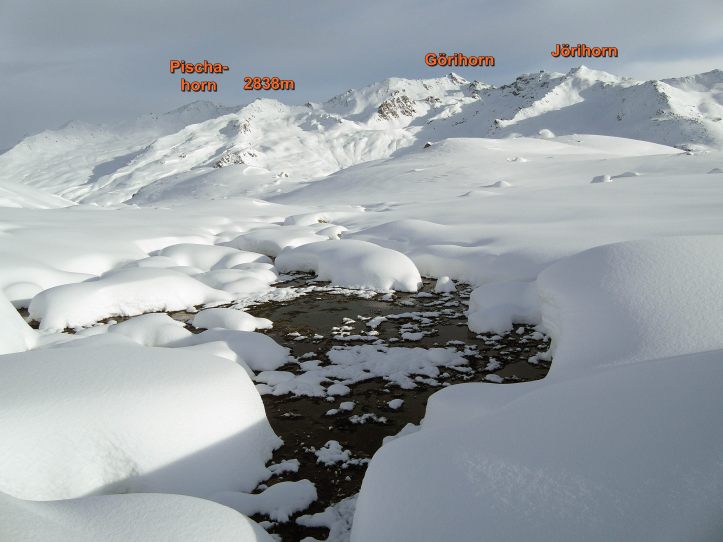From Pischahorn to Jörihorn