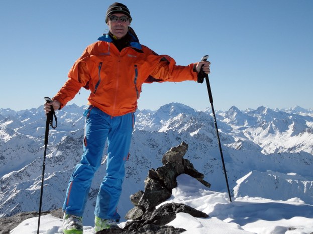 On the top of Flüela Schwarzhorn