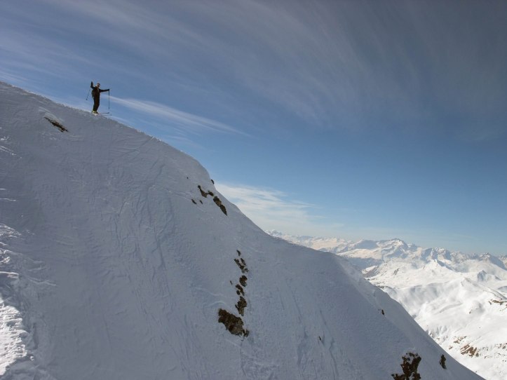 Mauri - ready to ski down