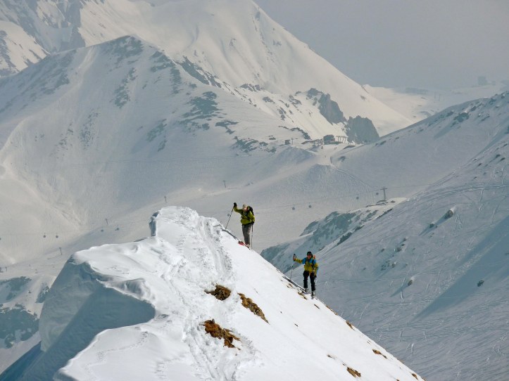 On the Zeniflue ridge (Kyle & Uli)